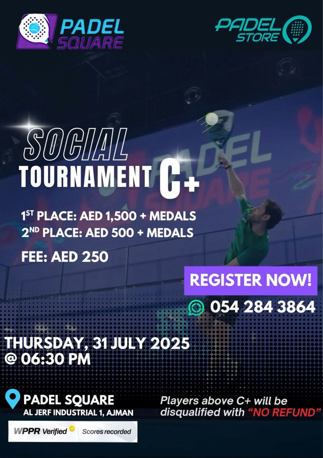 Category C+ Padel Square Tournament
