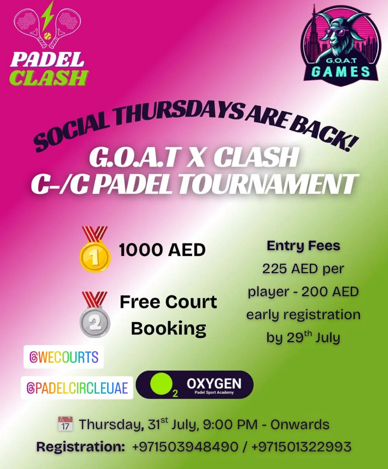 Category C- / C Oxygen Tournament